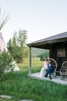 Emily and Jesse mountain forest wedding planned by Elevation