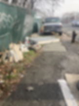 llegally dumped furniture off of exit 5 of the Bronx River Parkway in the Van Nest neighborhood of the Bronx. Photo Yesenia Barrios