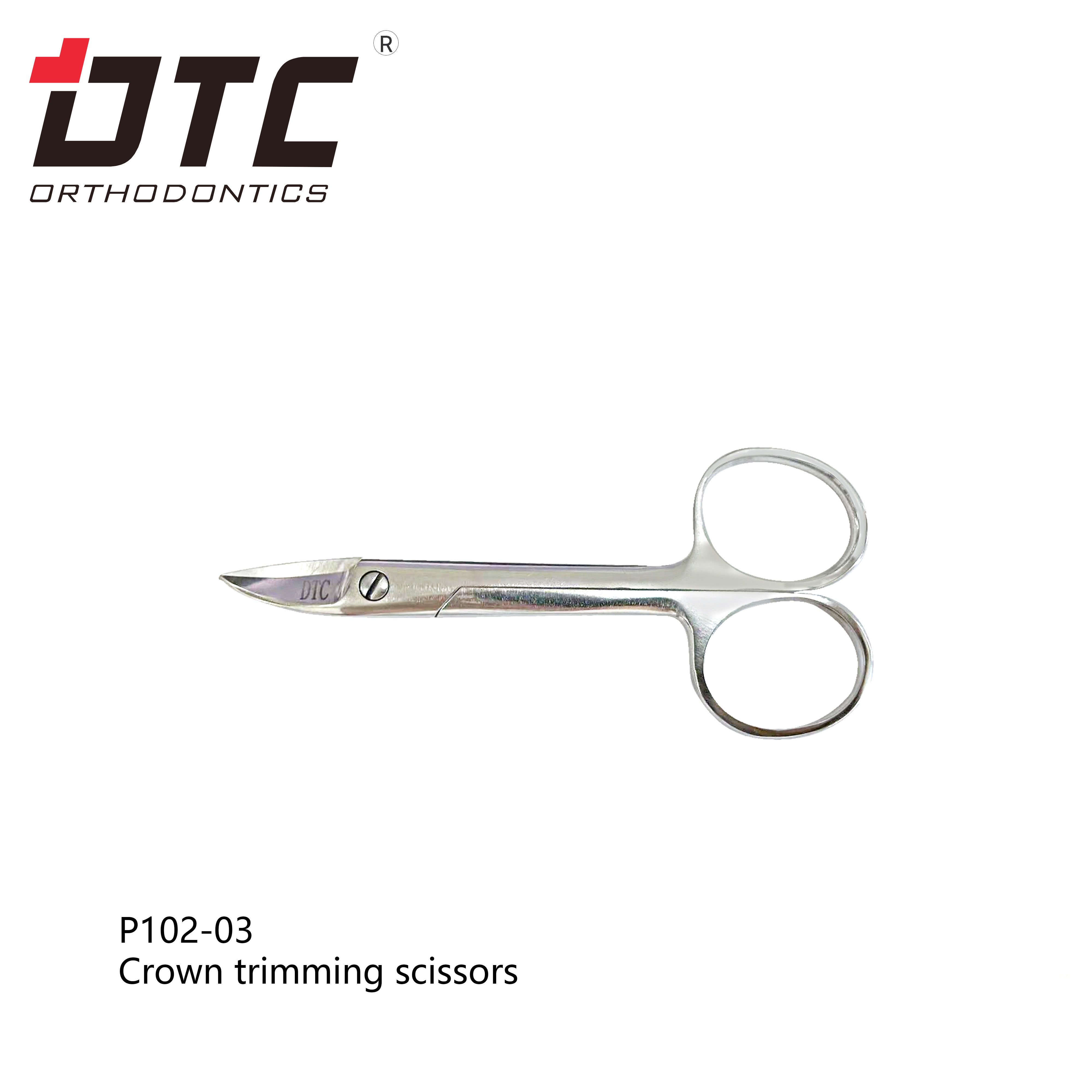Crown trimming scissors