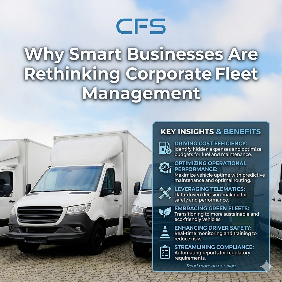 Why Smart Businesses Are Rethinking Corporate Fleet Management