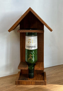 WOODEN BIRD FEEDER