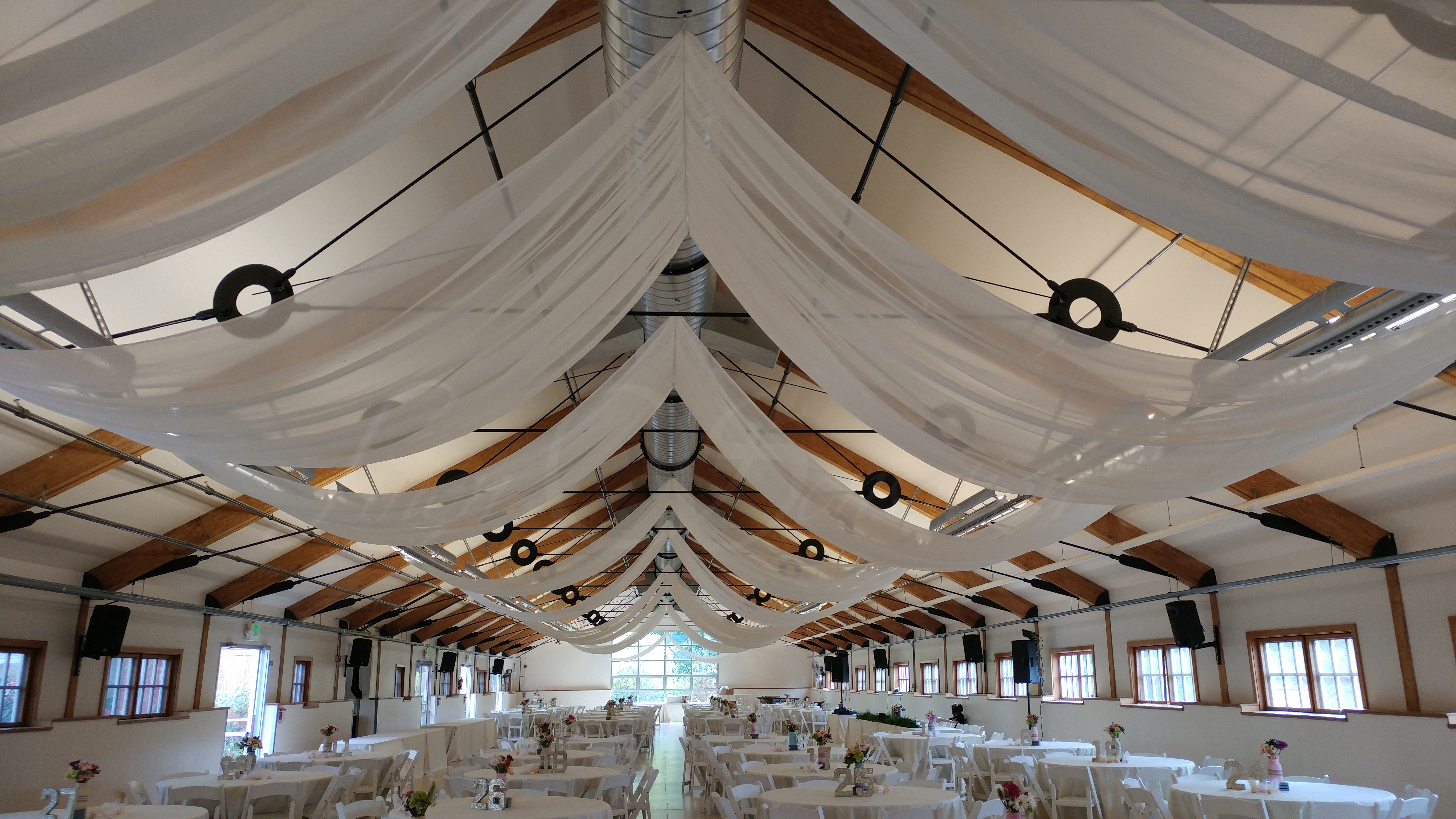 Ceiling Drape Drapery Linen Sensation