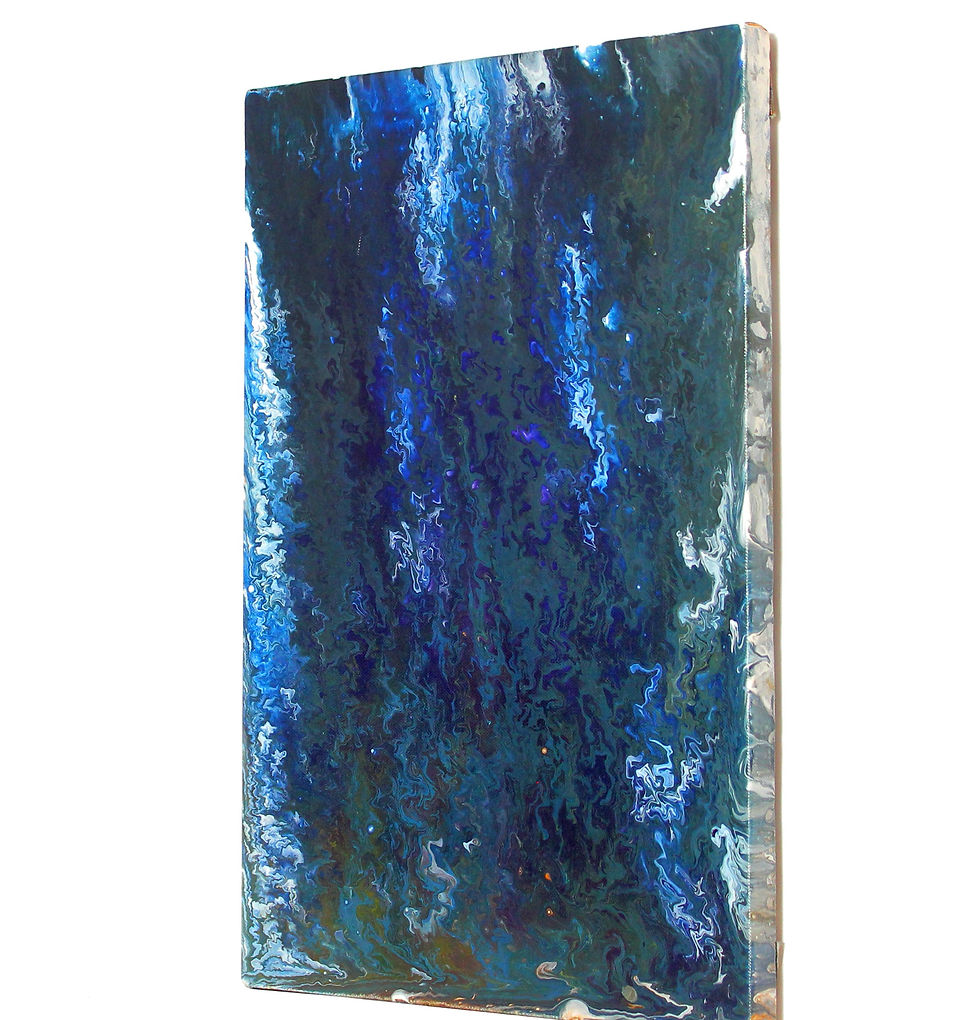 H2 Nebula - Acrylic Painting by Lucid HQ