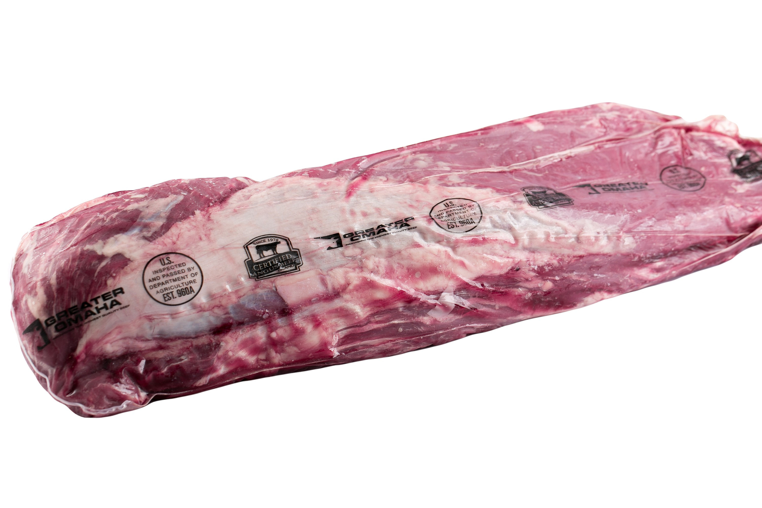 Beef Tenderloins PSMO - Peeled Side Muscle on Choice  weighed by the KG