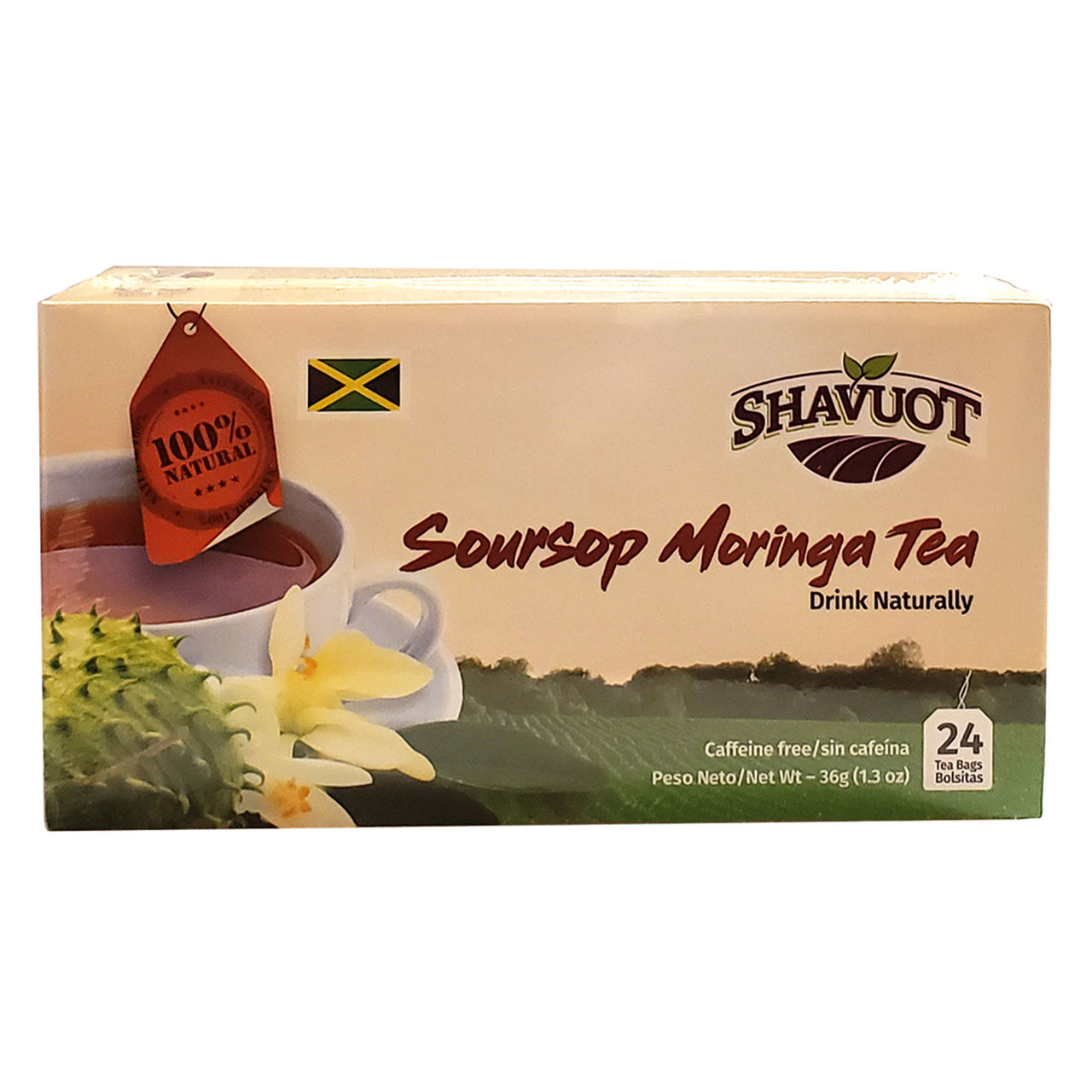 Soursop & Moringa Tea SHAVUOT (24 teabags per box)