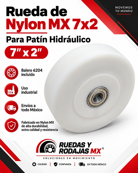 RUEDAS PARA PATIN HIDRAULICO DE NYLON MX 7X2 .png
