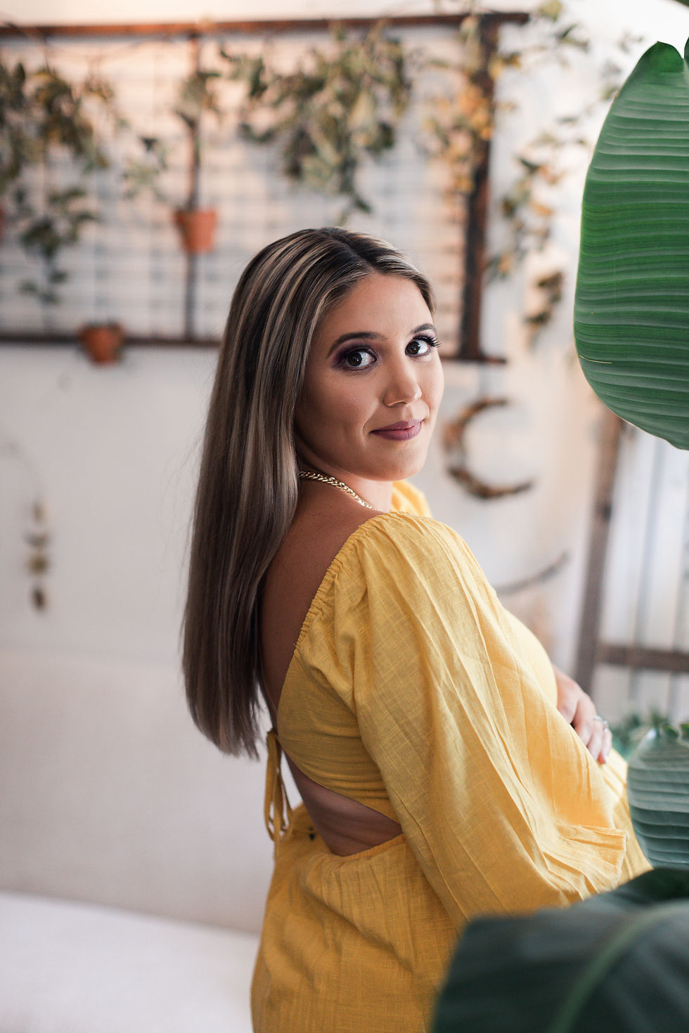 Indoor studio maternity photos