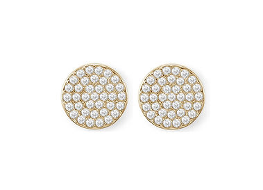 Gold Pave Earrings