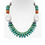 Thumbnail: Turquoise Semi-Precious Statement Necklace