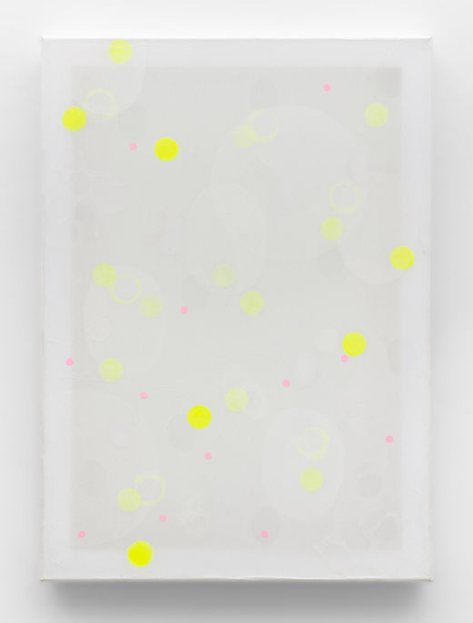Eblouissements002 2022 acryl and paper on canvas 50x70cm