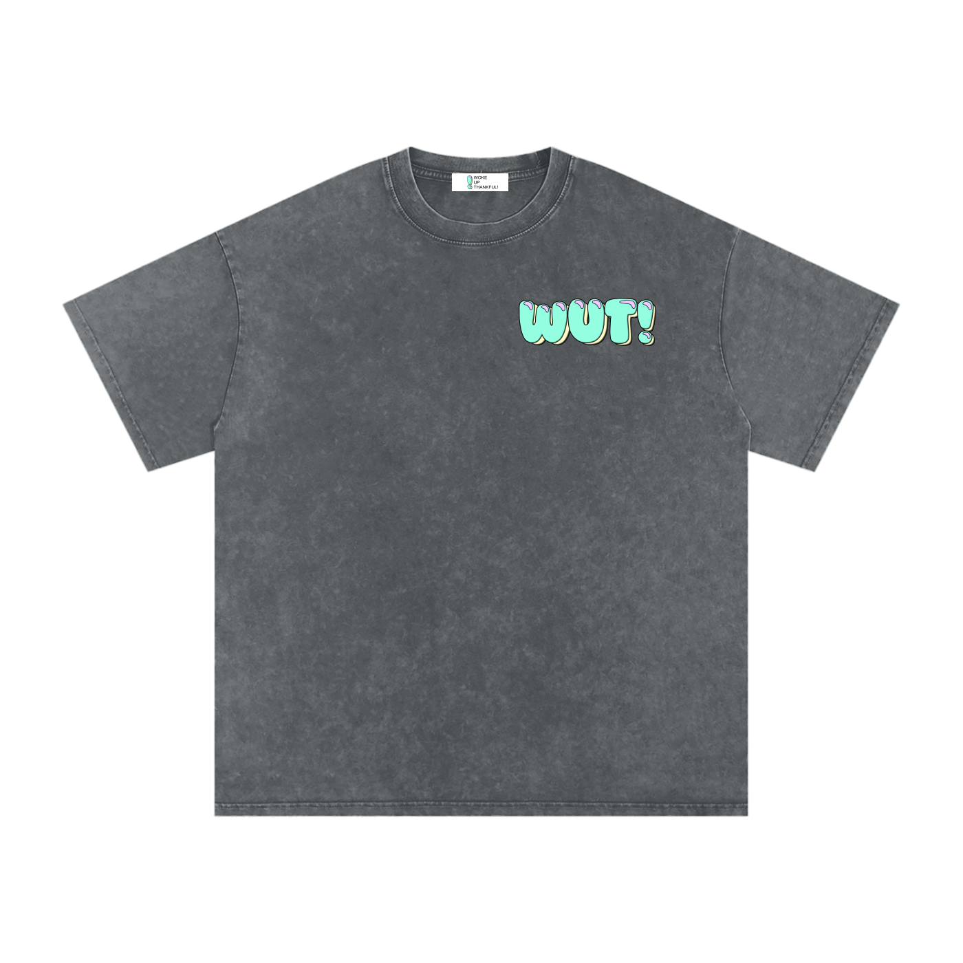 WOKE UP THANKFUL! Oversized Washed T-Shirt (WUT!)