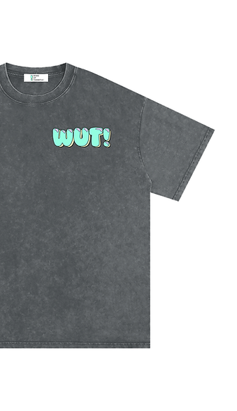 WOKE UP THANKFUL! Oversized Washed T-Shirt (Pirate Gray)