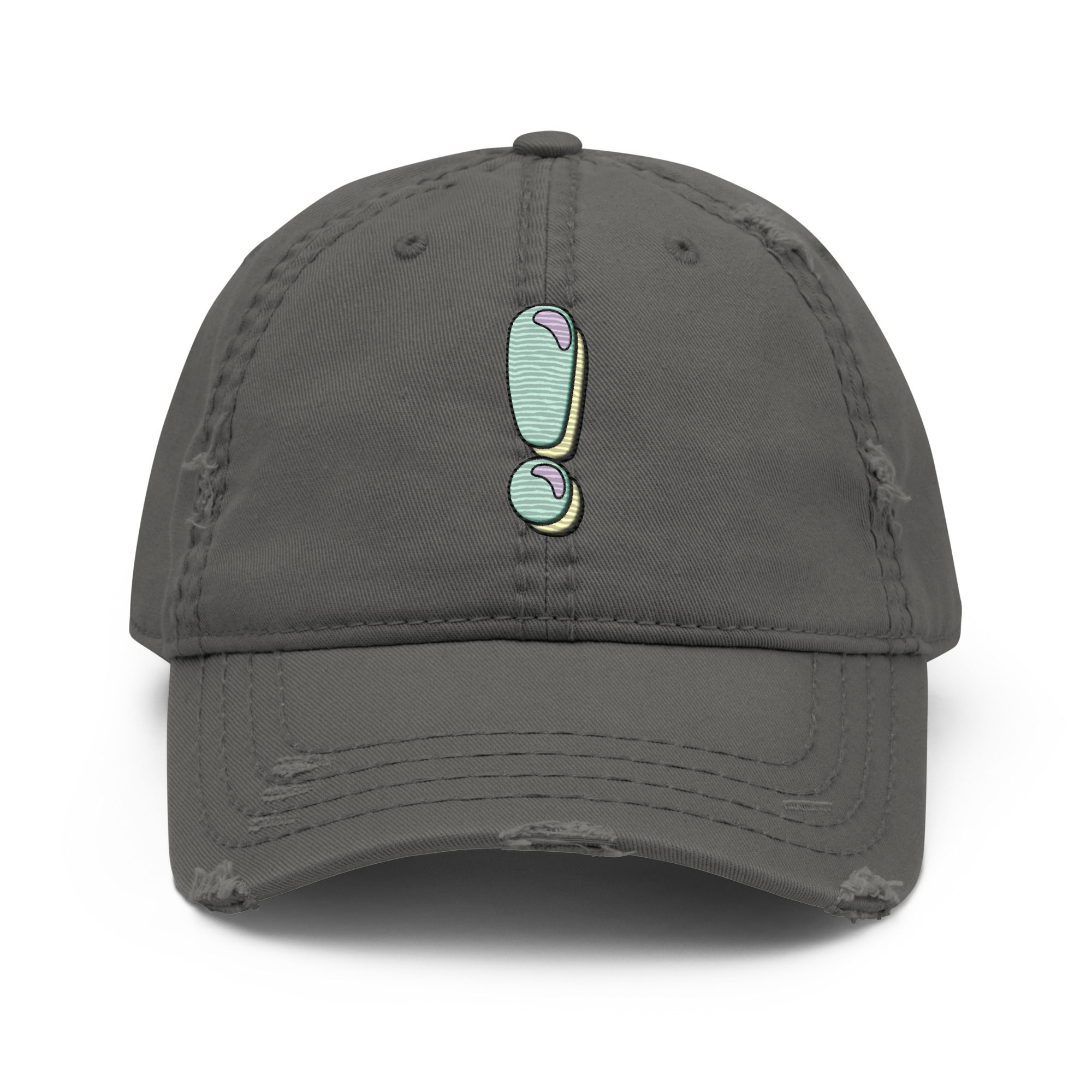 Exclamation! Distressed Hat