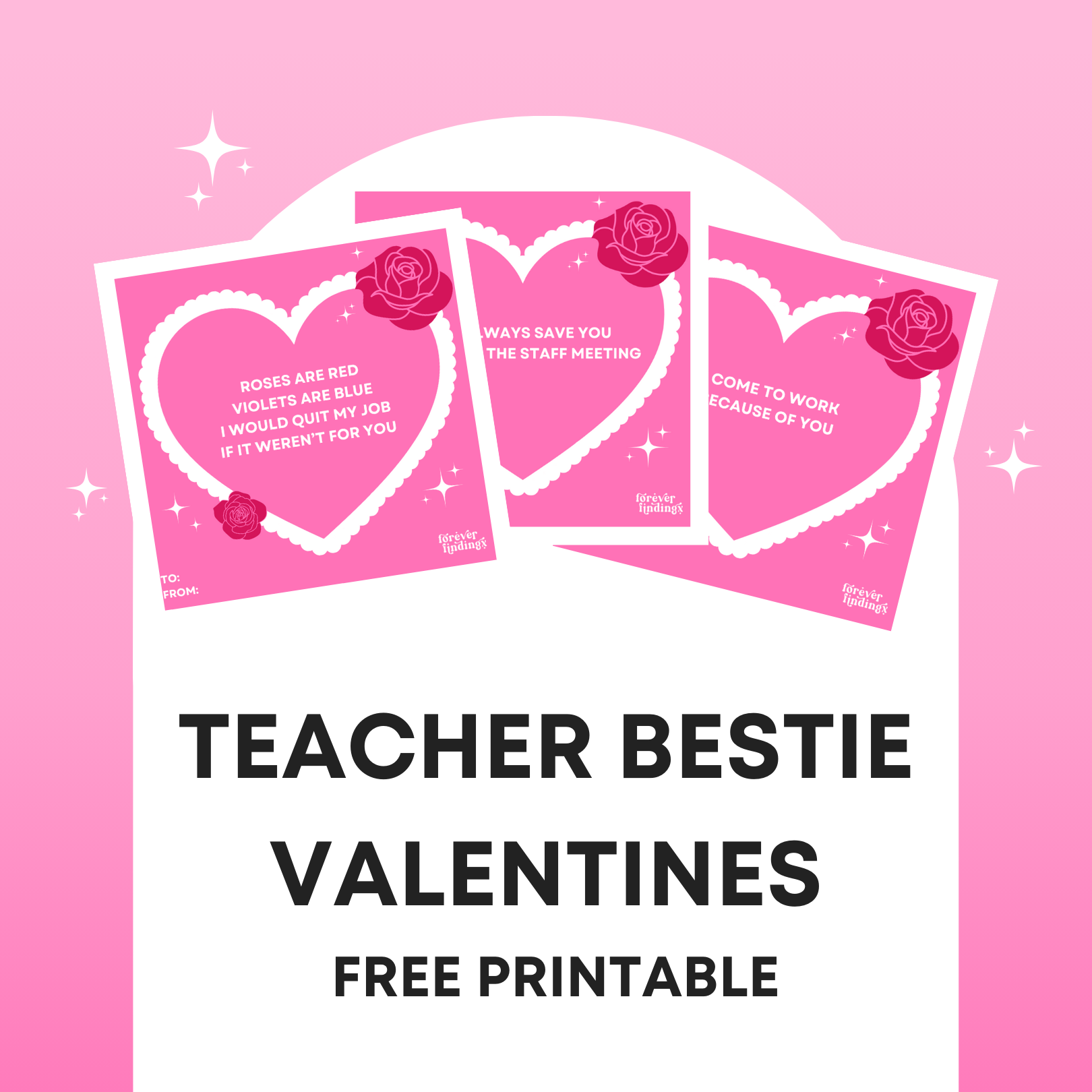 Teacher Bestie Valentines