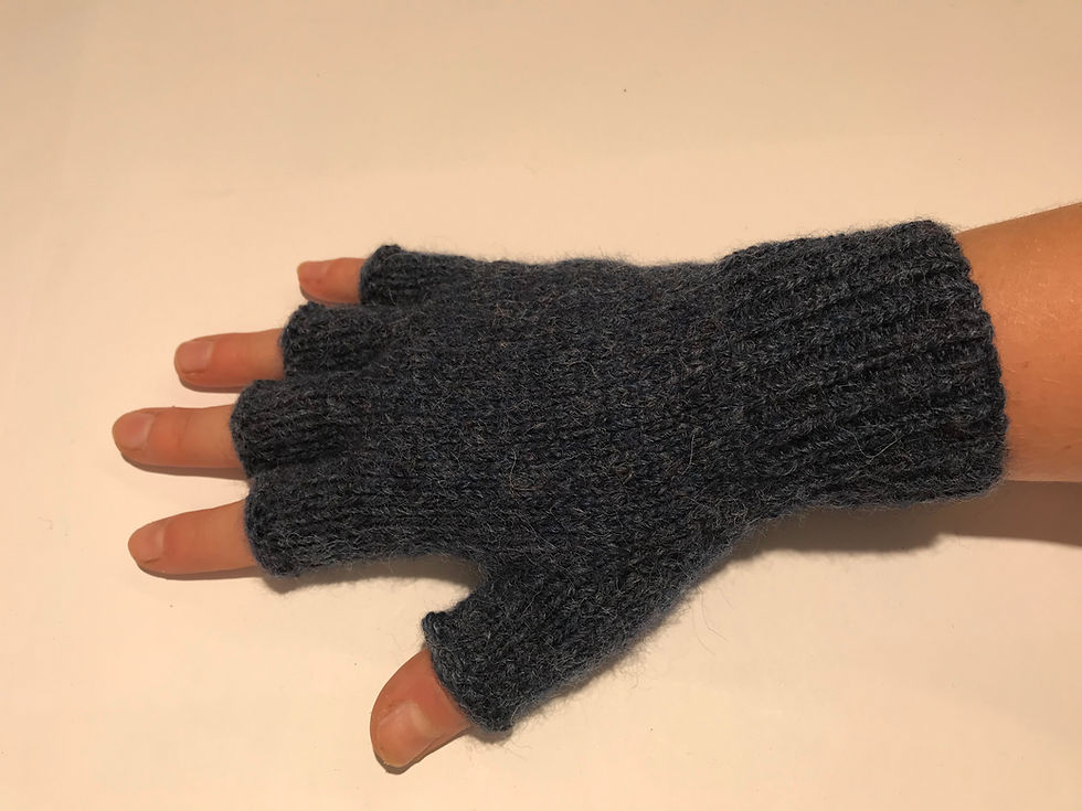Miniaturbild: Baby Alpaka Pulswärmer/Fingerhandschuhe UNI