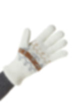 Thumbnail: Wendbare Alpaka Fingerhandschuhe NATURA