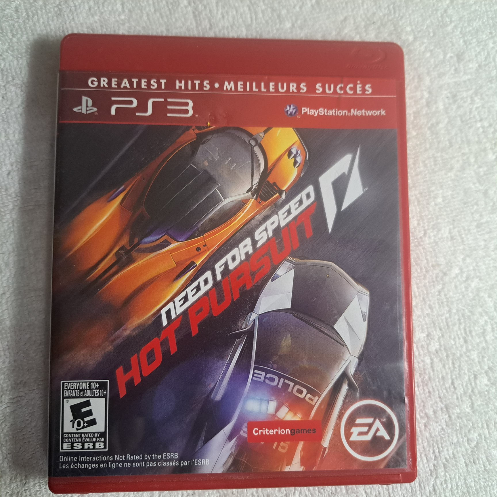 Playstation 3 - Need for speed Hot Pursuit - AUTHENTIC