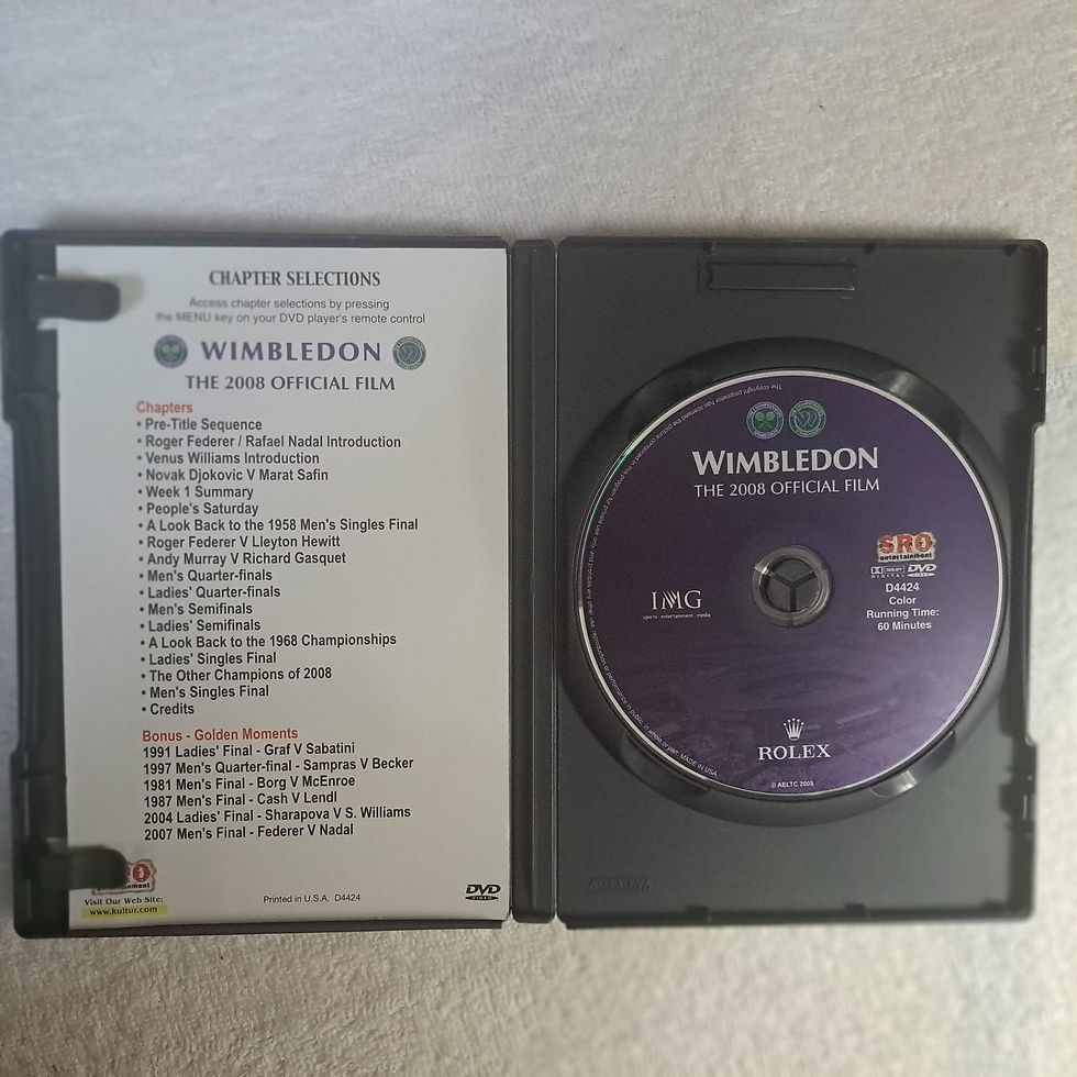 Thumbnail: DVD Sports - Wimbledon The 2008 Official film