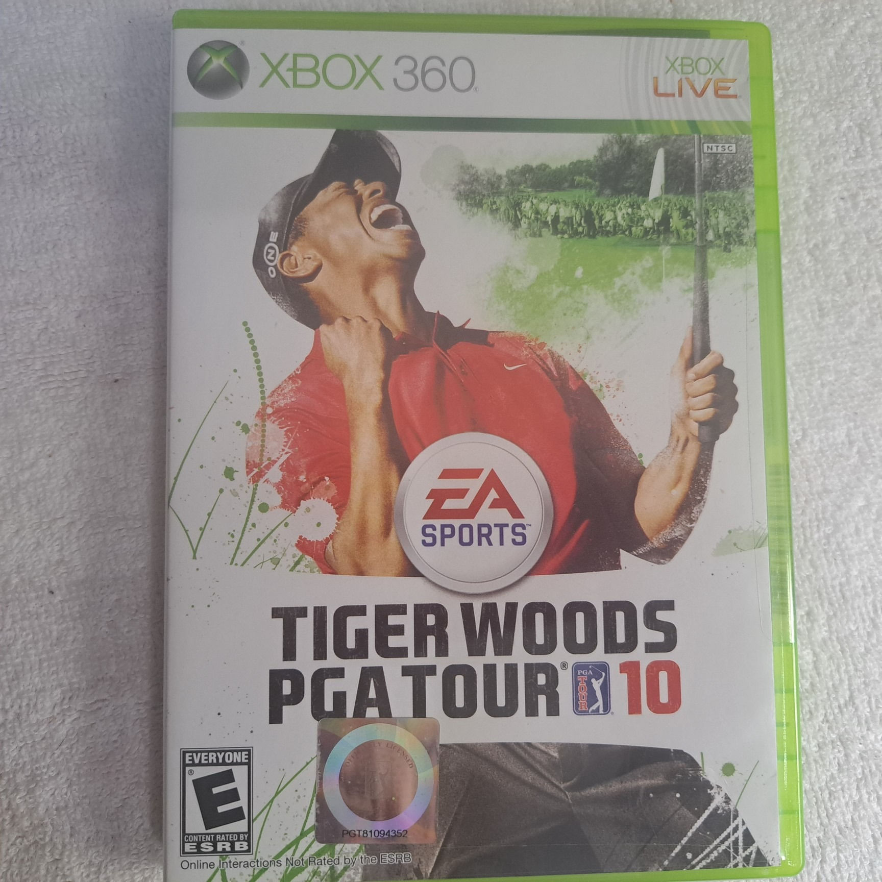 XBOX 360 - Tiger Woods PGA tour 10 - AUTHENTIC