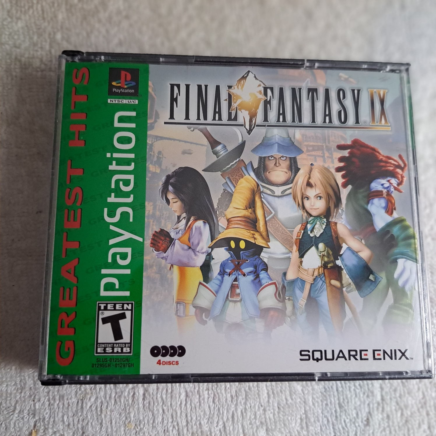 Playstation 1 - Final fantasy IX  4 disc set - AUTHENTIC