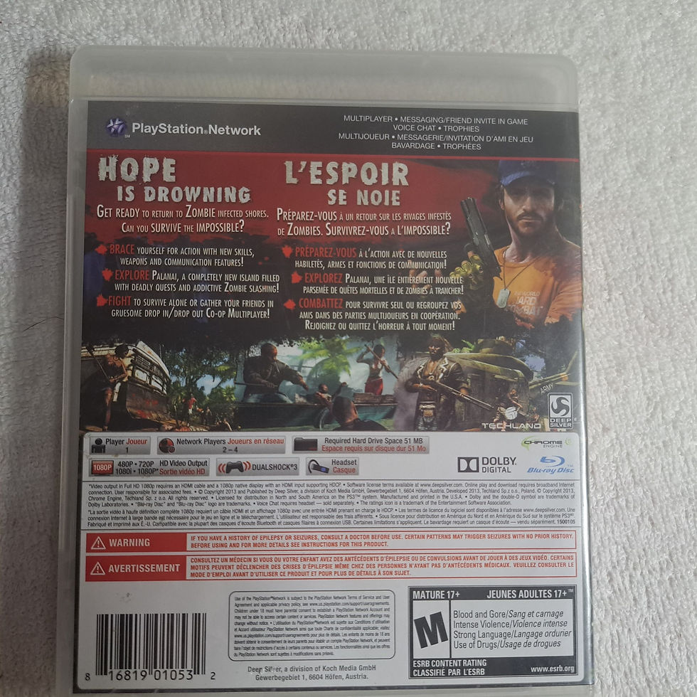 Thumbnail: Playstation 3 - Dead Island Riptide - AUTHENTIC