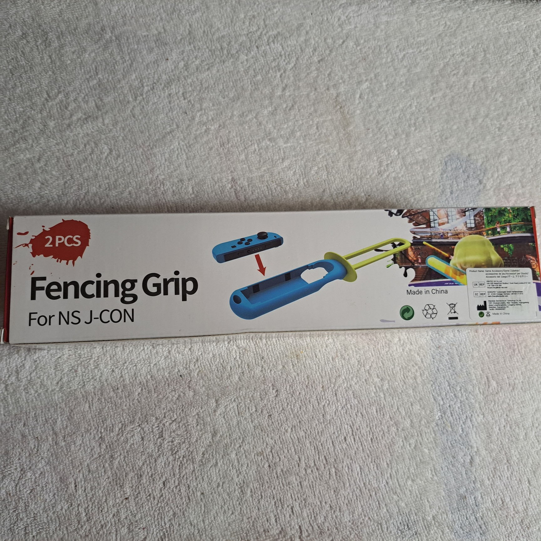 GPP - 2 pcs Fencing grip for Nintendo Switch J-CON