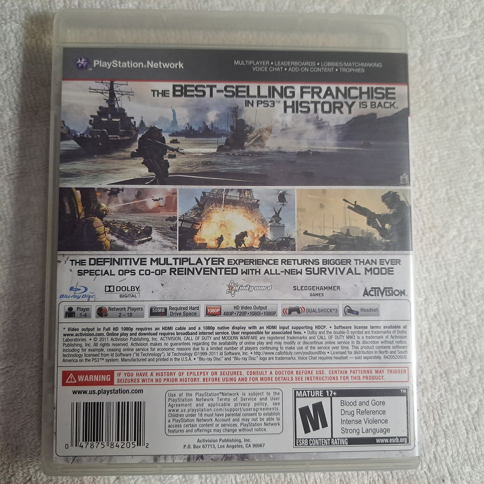 Thumbnail: Playstation 3 - Call of duty MW3 - AUTHENTIC