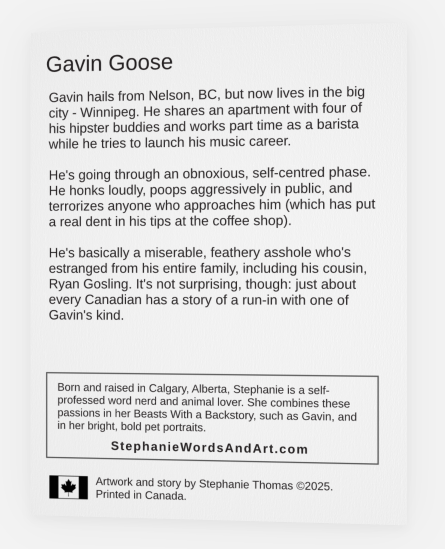 Goose - back