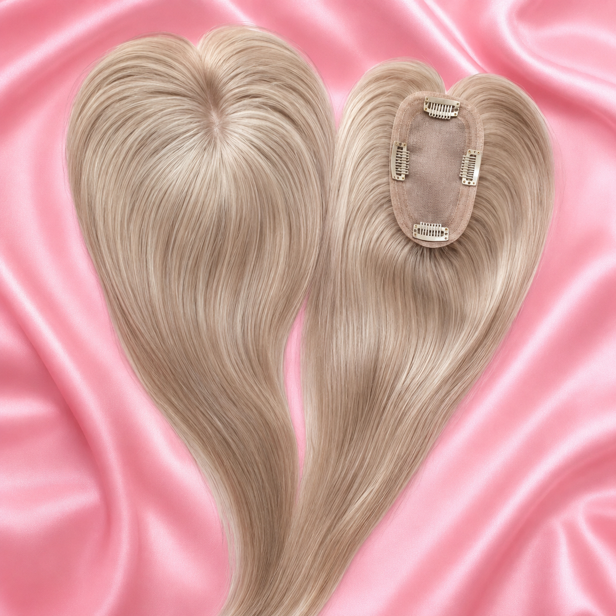 Lightest Blonde Monofilament Hair Topper
