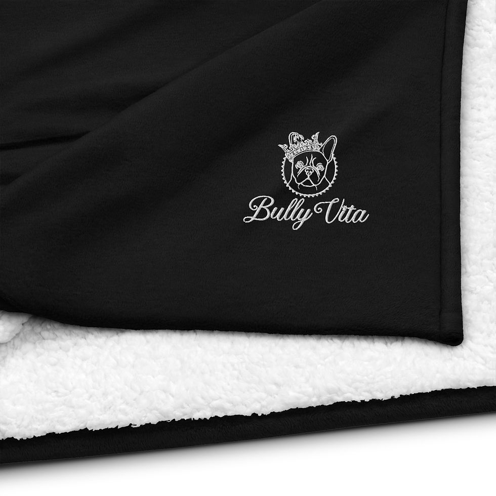 Thumbnail: Bully Vita Embroidered Premium Sherpa Blanket