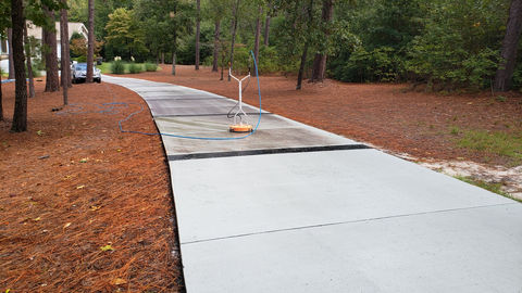 4000 sq ft driveway cleaning.
Surface cleaning
The Palms Pressure & Soft Washing