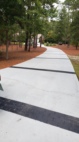 4000 sq ft driveway completed/ The Palms