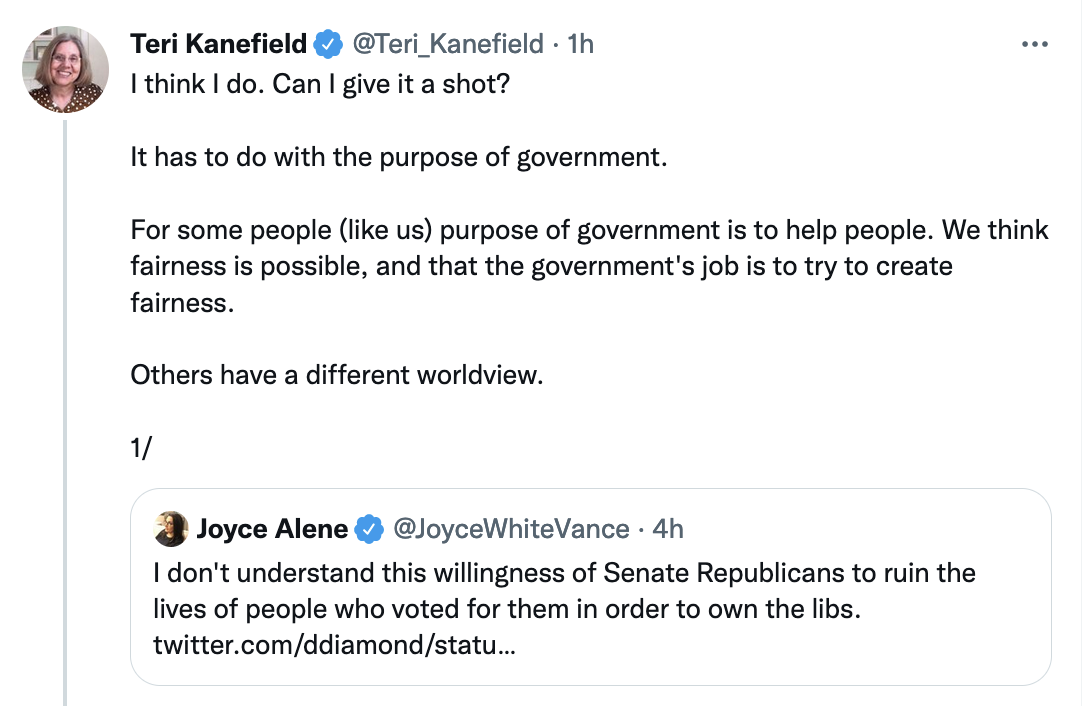 Why do Senate Republicans vote against helping their constituents? content media