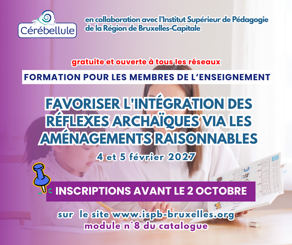 Favoriser l’intégration des réflexes archaïques à l’aide des aménagements raisonnables