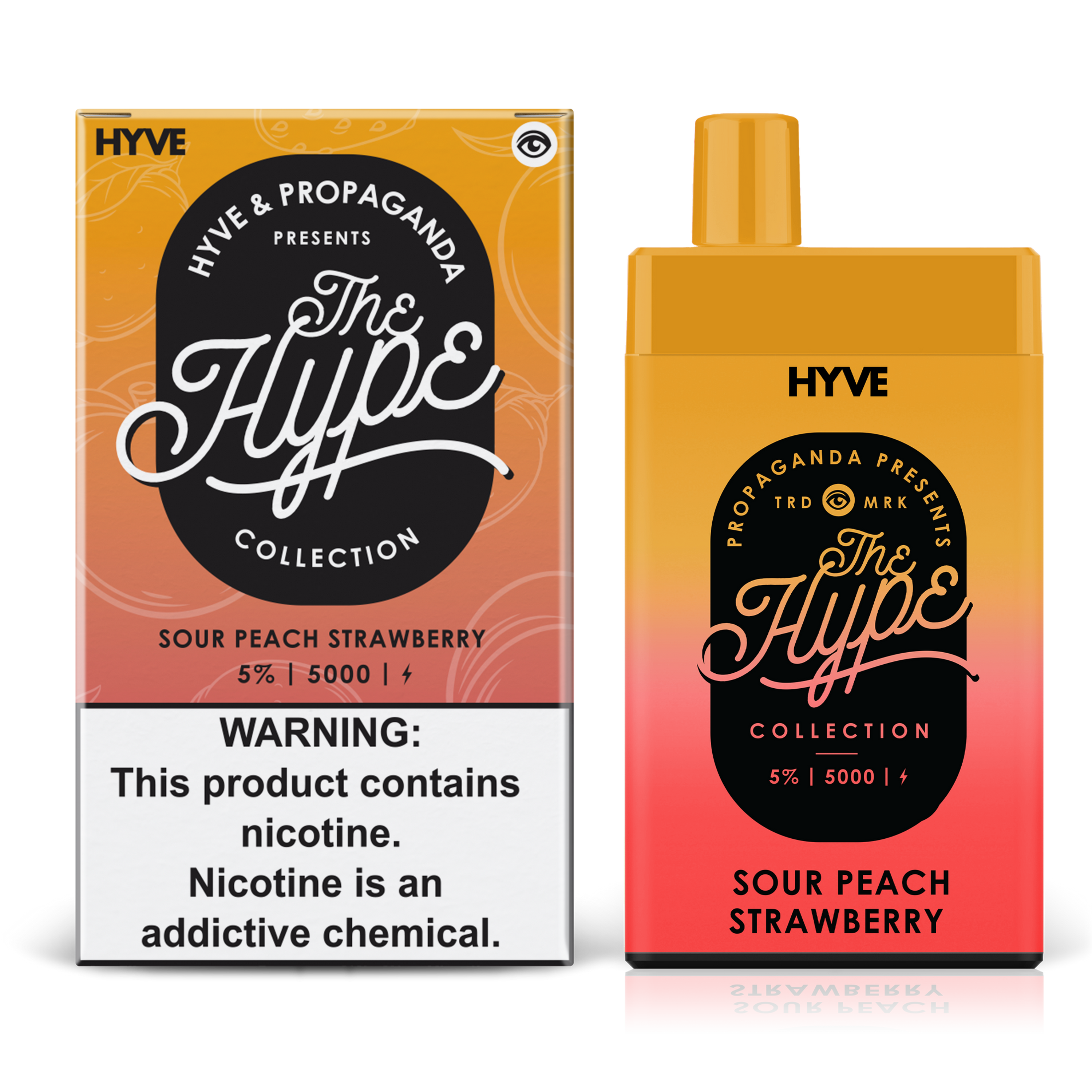 HYVE x Propaganda 5000 - Sour Peach Strawberry