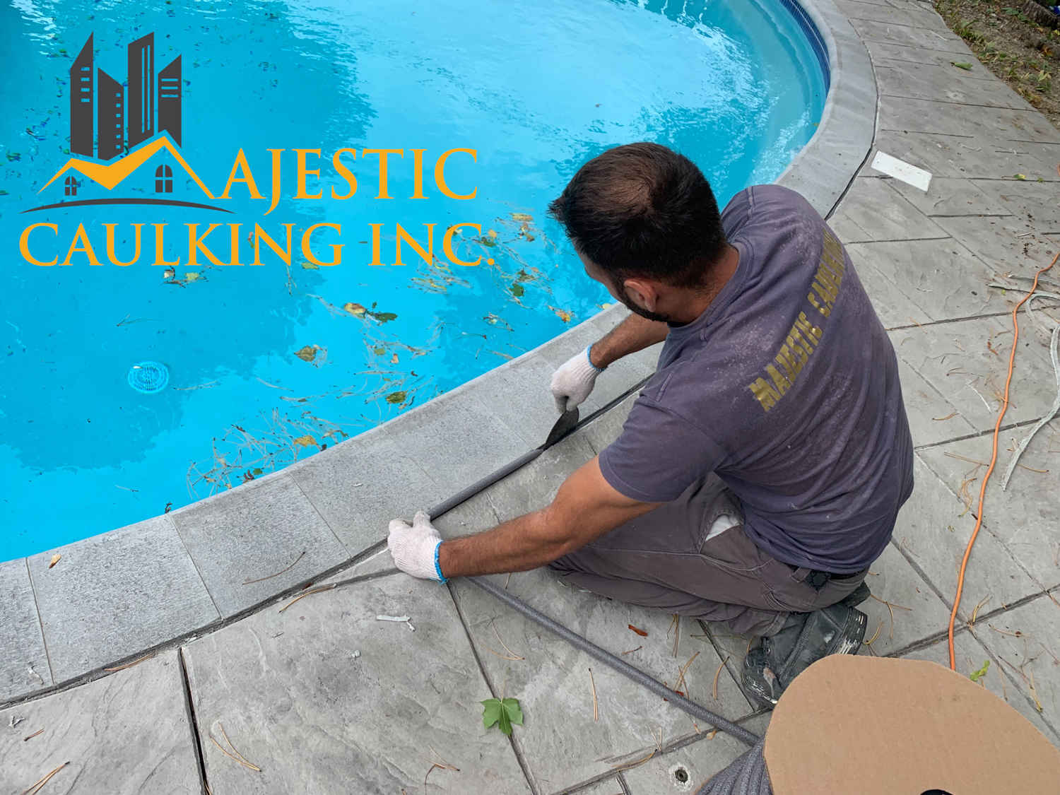 Precast coping joints caulking