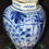 Thumbnail: CANTON-HOLLAND BLUE & WHITE LIDDED JAR