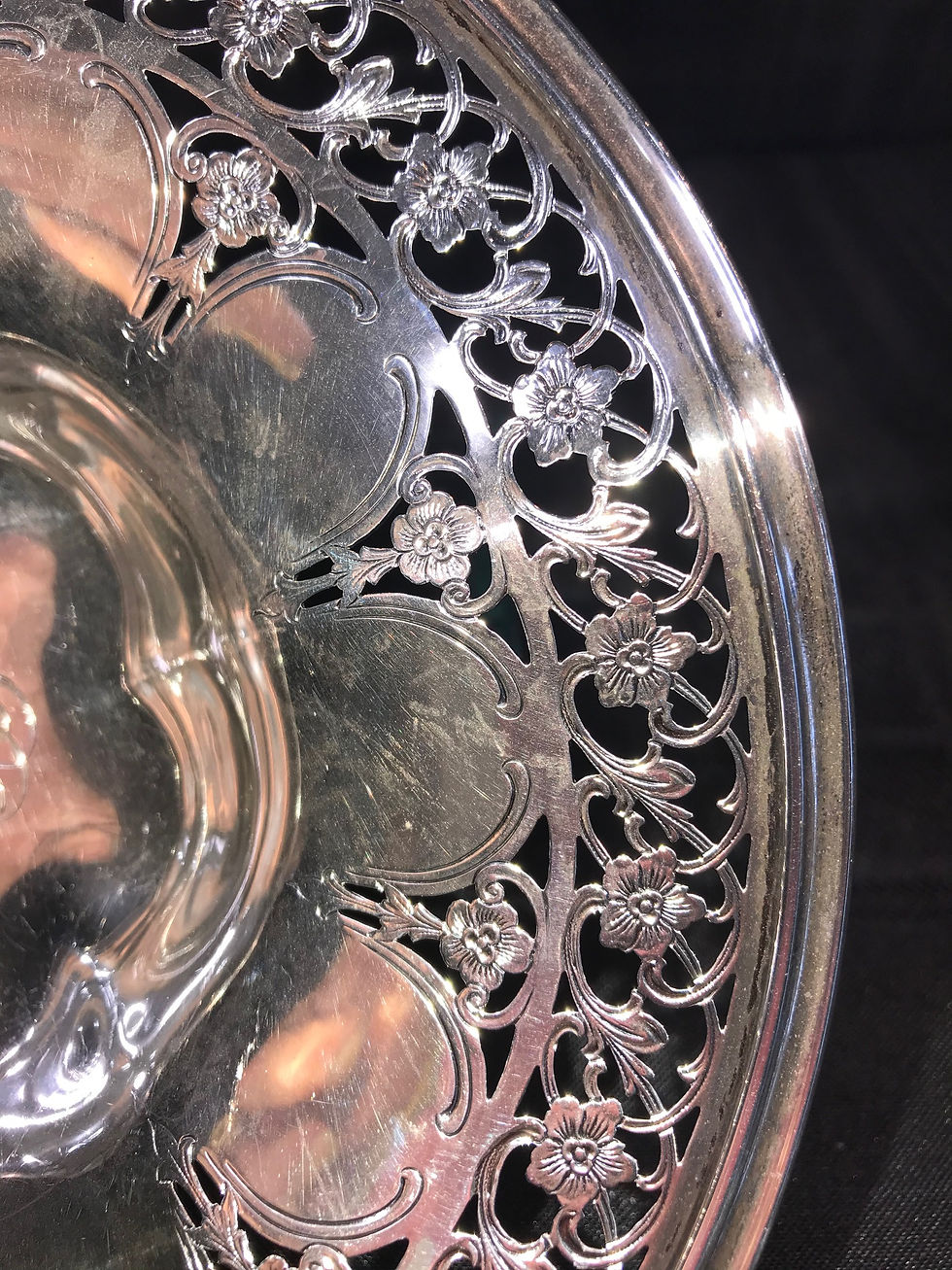 Thumbnail: STERLING PEDESTAL BOWL