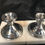 Thumbnail: PAIR STERLING CANDLE HOLDERS