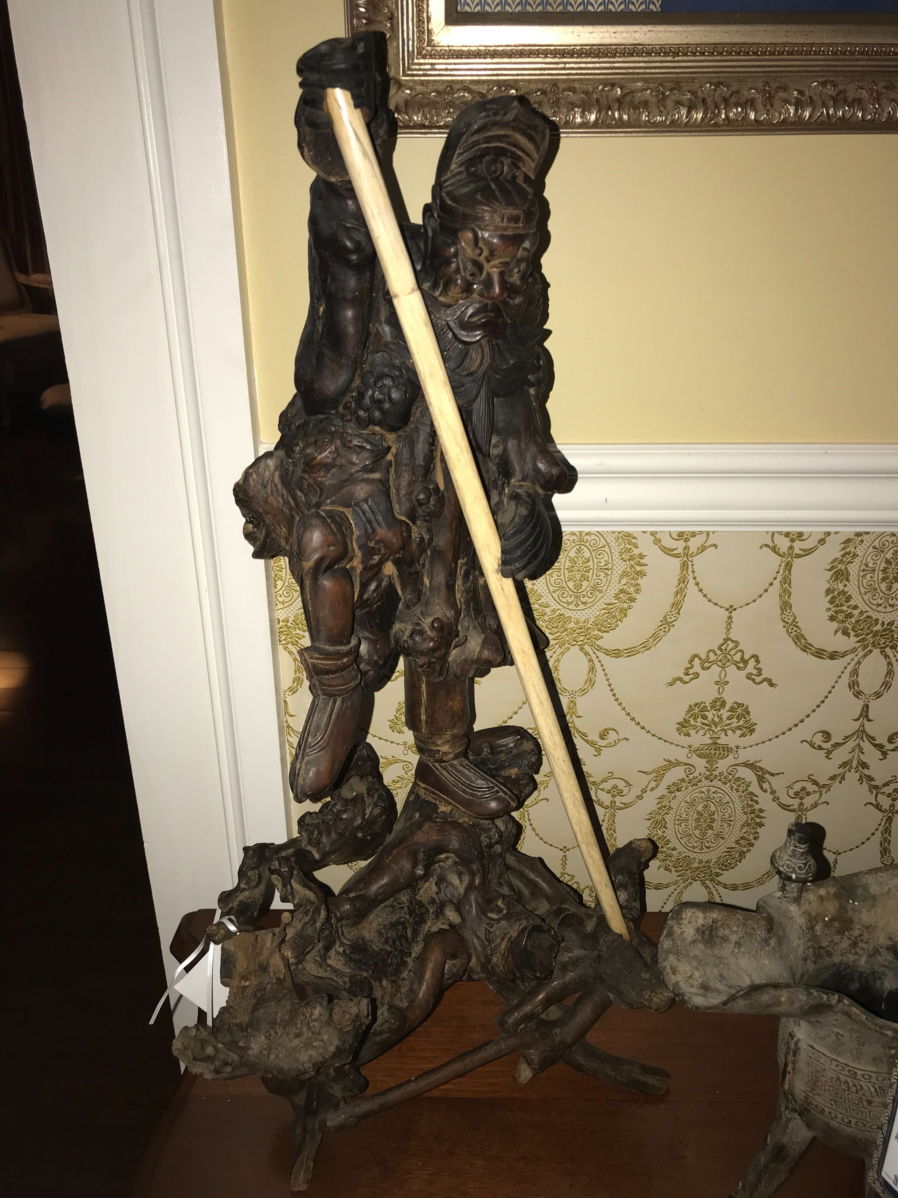 Hand Carved Chinese Warrior