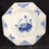 Thumbnail: CANTON EXPORT BLUE & WHITE FLORAL PLATE