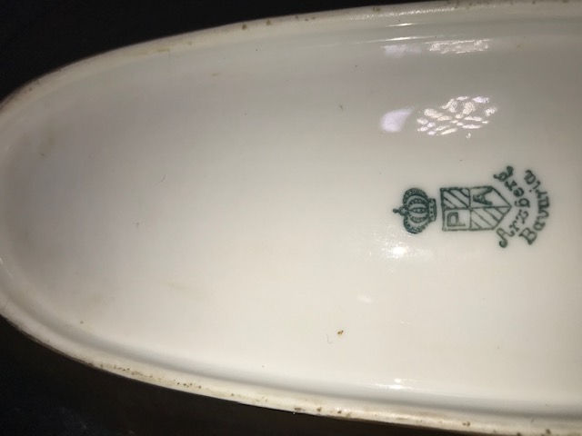 Thumbnail: Bavarian 22kt Gold Overlay Serving Bowl