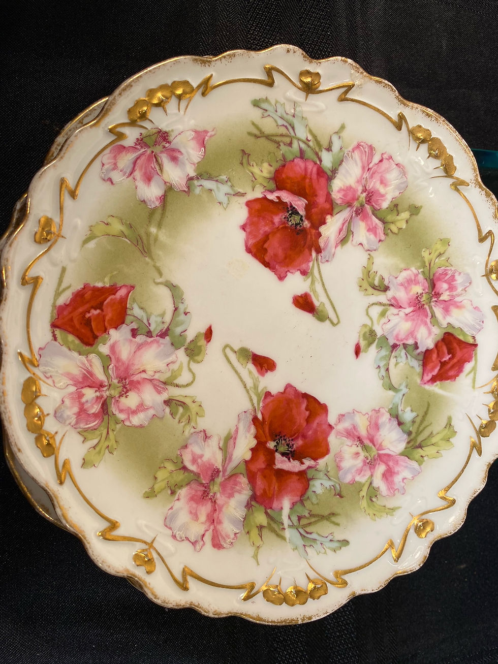 Thumbnail: LIMOGES DESERT PLATE SET-6