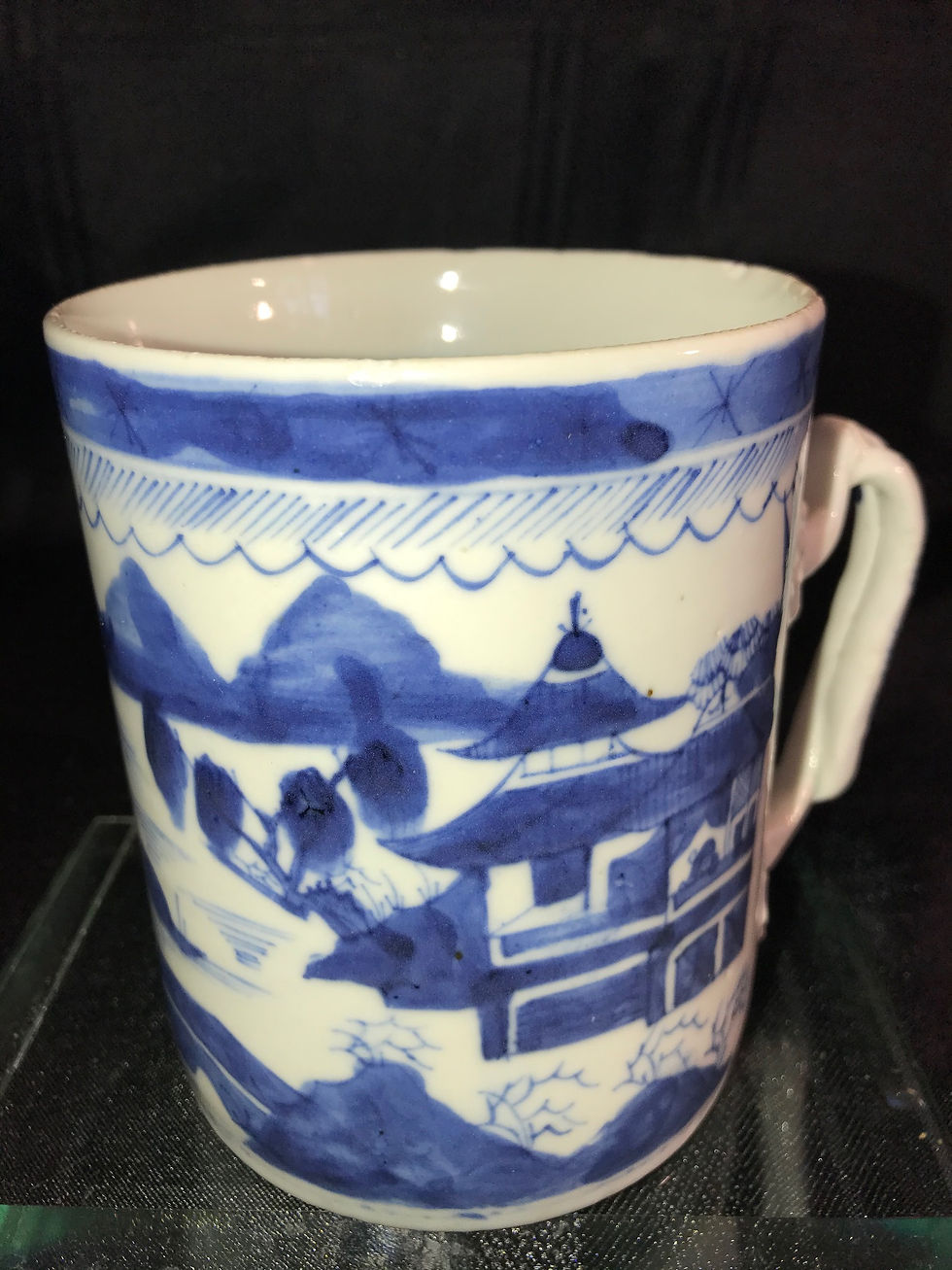 Thumbnail: CANTON EXPORT BLUE & WHITE LG MUG