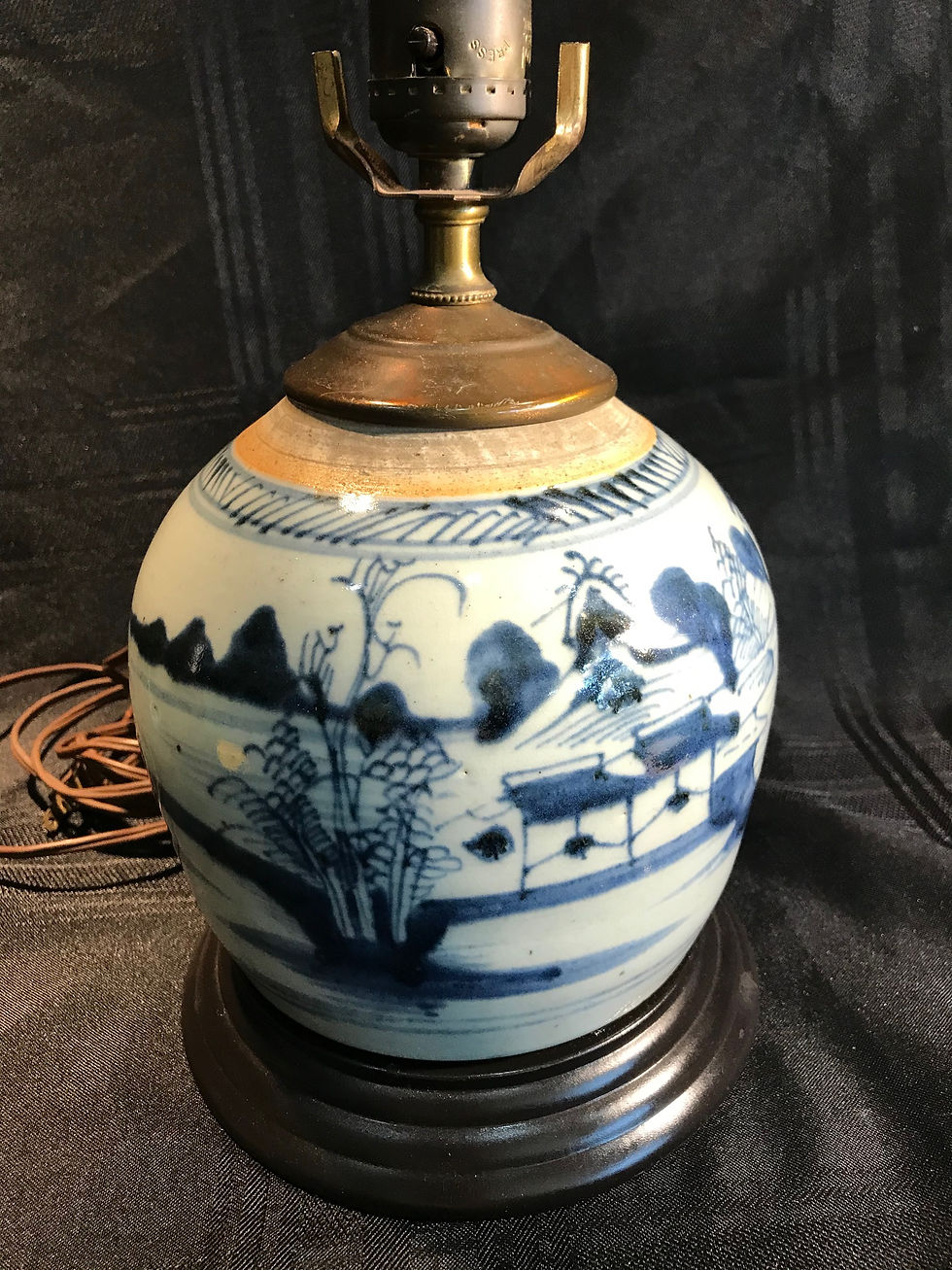 CANTON MELON JAR LAMP