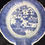 Thumbnail: CANTON EXPORT BLUE & WHITE LEAF PLATE
