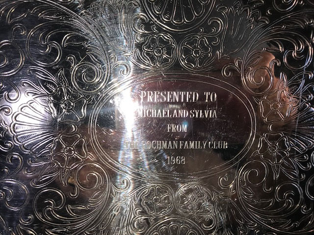 Thumbnail: VINTAGE SILVER PLATE LARGE TRAY