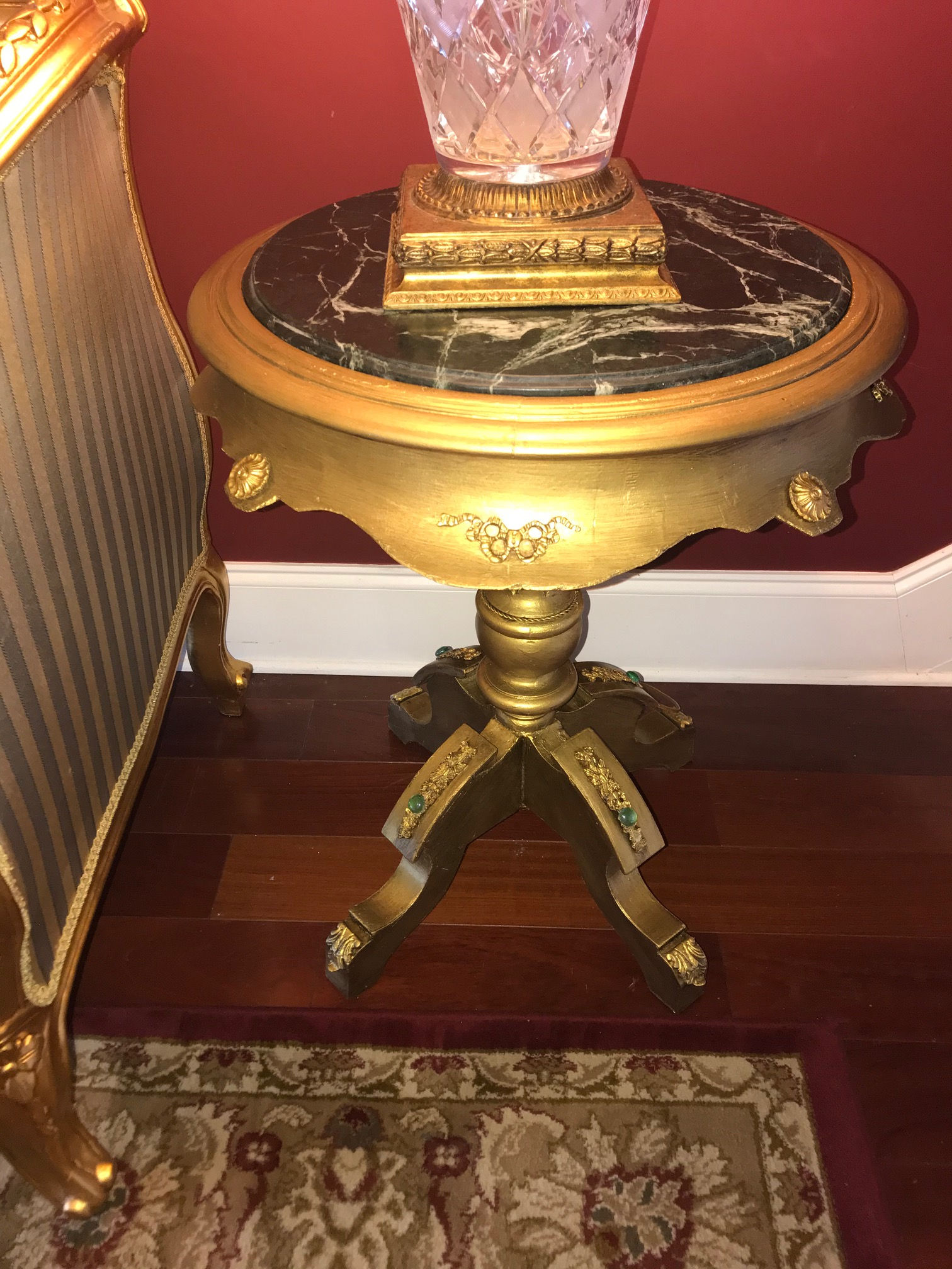 Louis XV Style End Tables-Pair