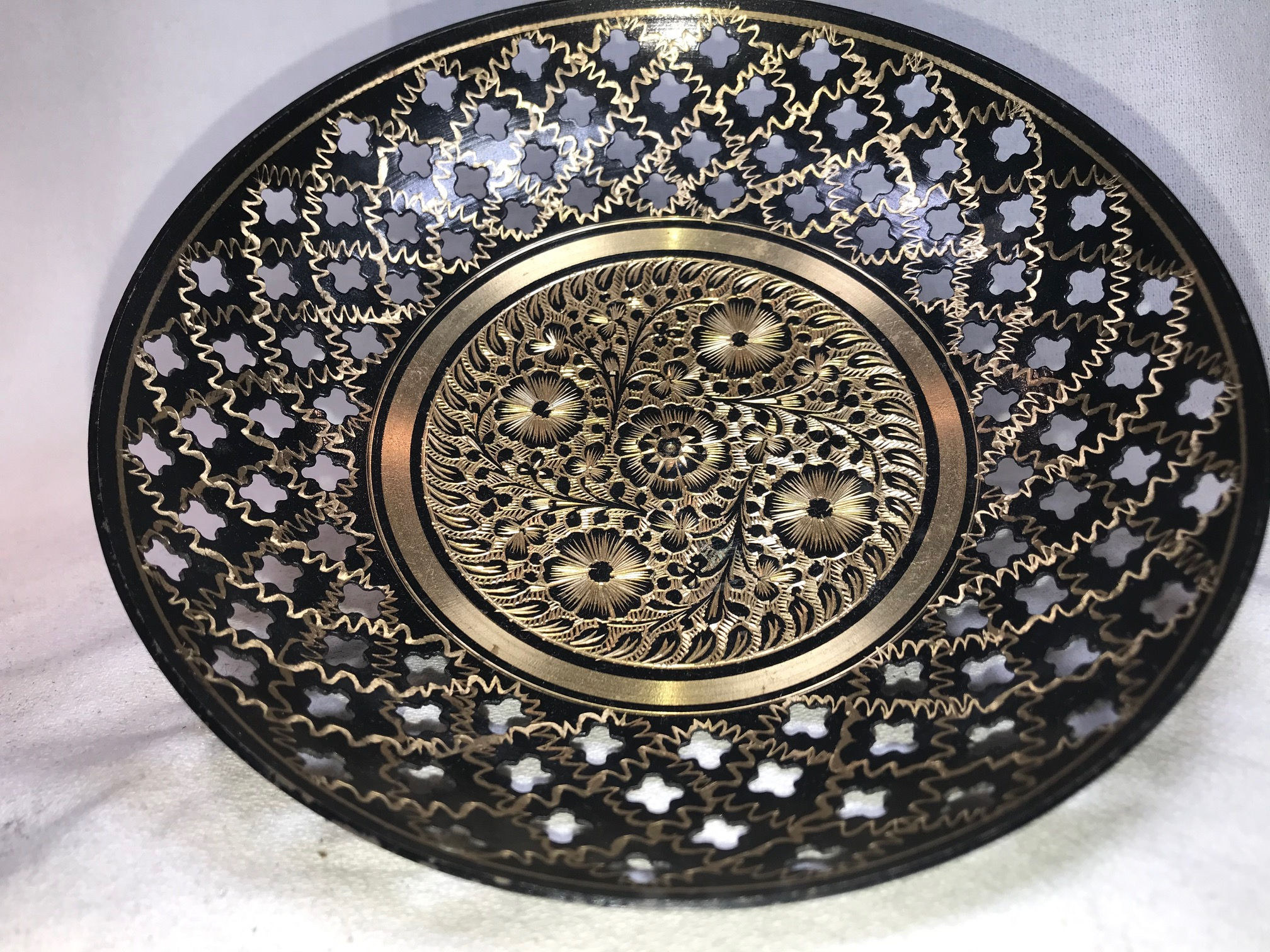 Madrid Spain Reticulated Bowl