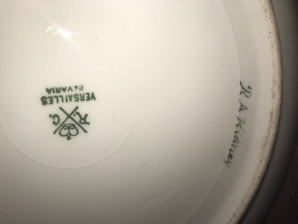 Thumbnail: SET-4 HAND PAINTED PORCELAIN PLATES